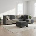 6-Seat U-Shaped Convertible Sectional Sofa