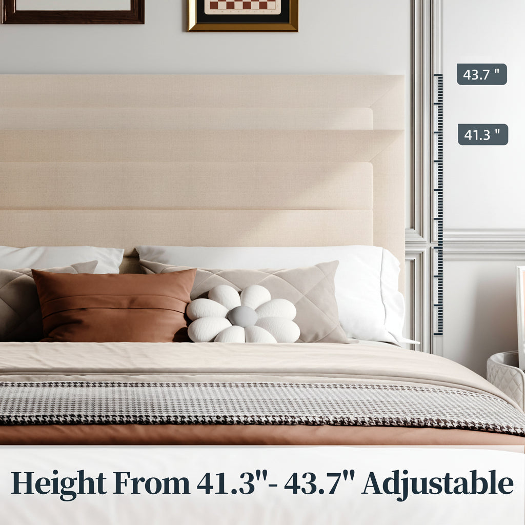 Platform Bed Frame with 4 Large Storage Drawers