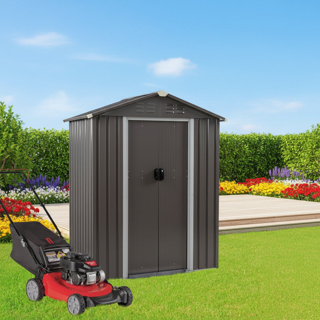 Outdoor Steel Storage Shed for Garden & Backyard