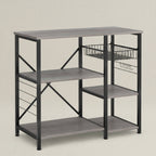 Kitchen Bakers Rack Coffee Bar Microwave Stand Storage Rack