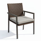 Outdoor Wicker Bistro Set Two Chairs Outdoor Patio Table