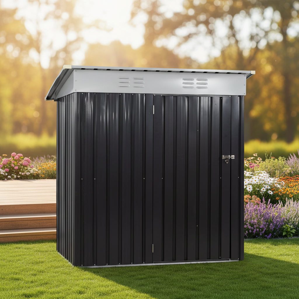 Outdoor Steel Storage Shed for Garden & Backyard