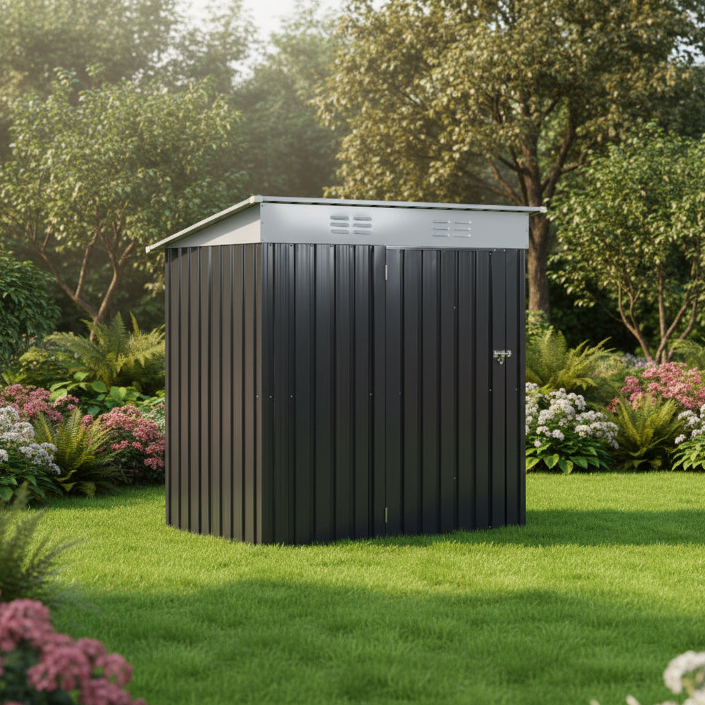 Outdoor Steel Storage Shed for Garden & Backyard