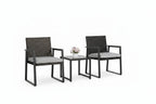 Outdoor Wicker Bistro Set Two Chairs Outdoor Patio Table