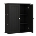 Bathroom Wall Mounted Cabinet Two Door Storage Organizer