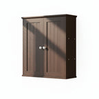Bathroom Wall Mounted Cabinet Two Door Storage Organizer