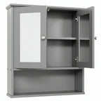 Bathroom Medicine Cabinet Mirror Two Door Storage Cabinet