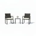 Outdoor Wicker Bistro Set Two Chairs Outdoor Patio Table