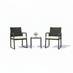 Outdoor Wicker Bistro Set Two Chairs Outdoor Patio Table