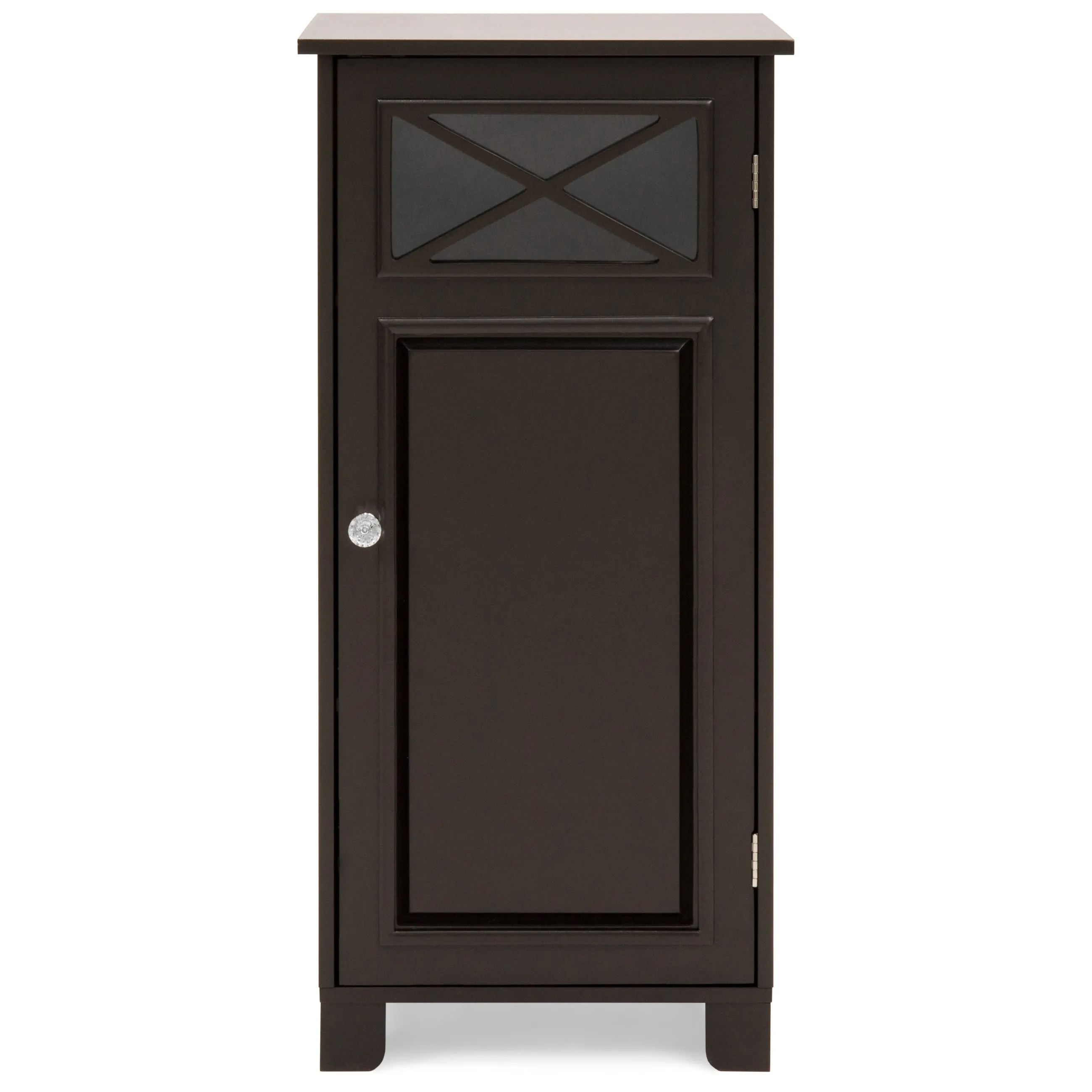 3-Tier Classic Wooden Floor Cabinet w/ Door