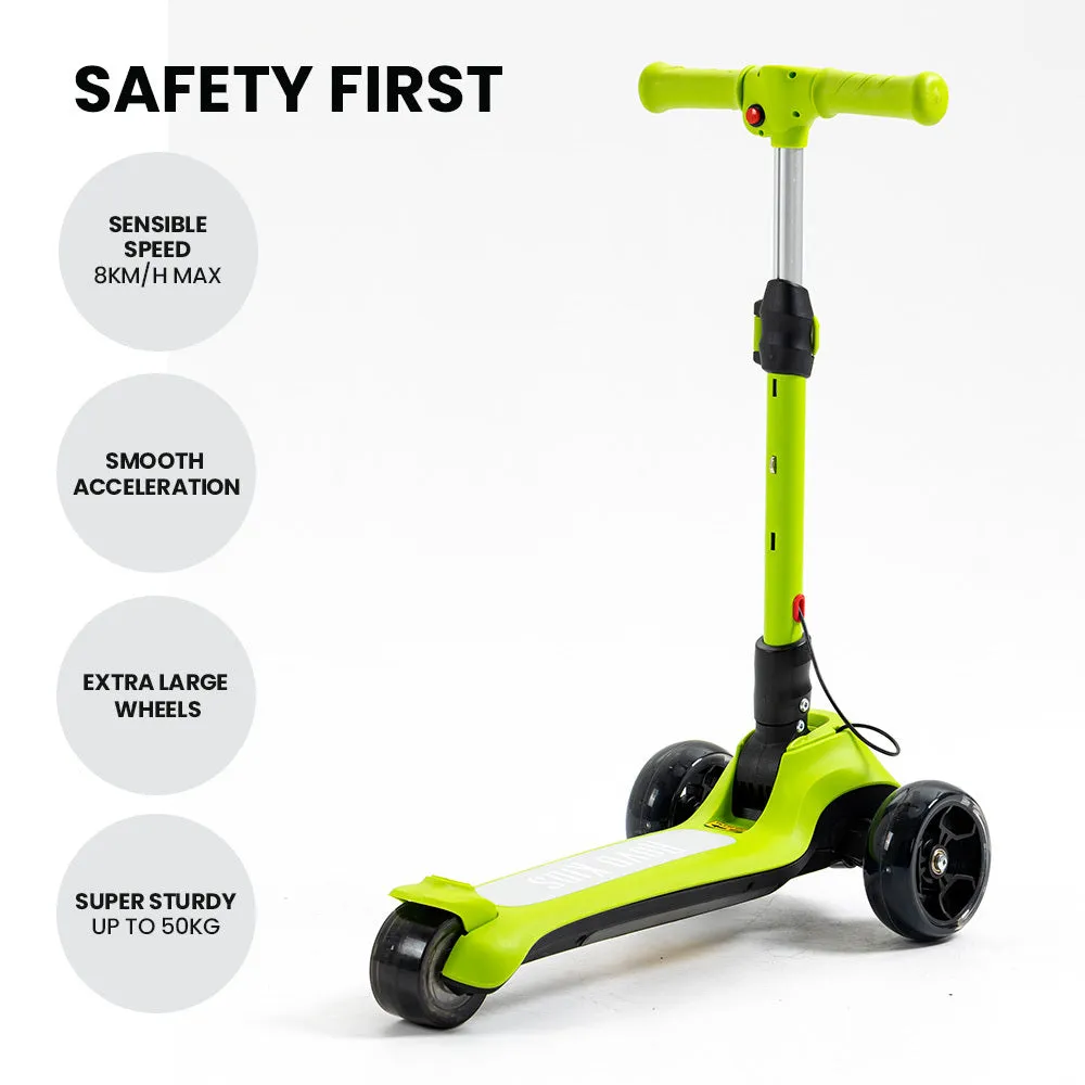 Adjustable 3-Wheel Electric Scooter, Folding, 50kg Max, Rovo Kids