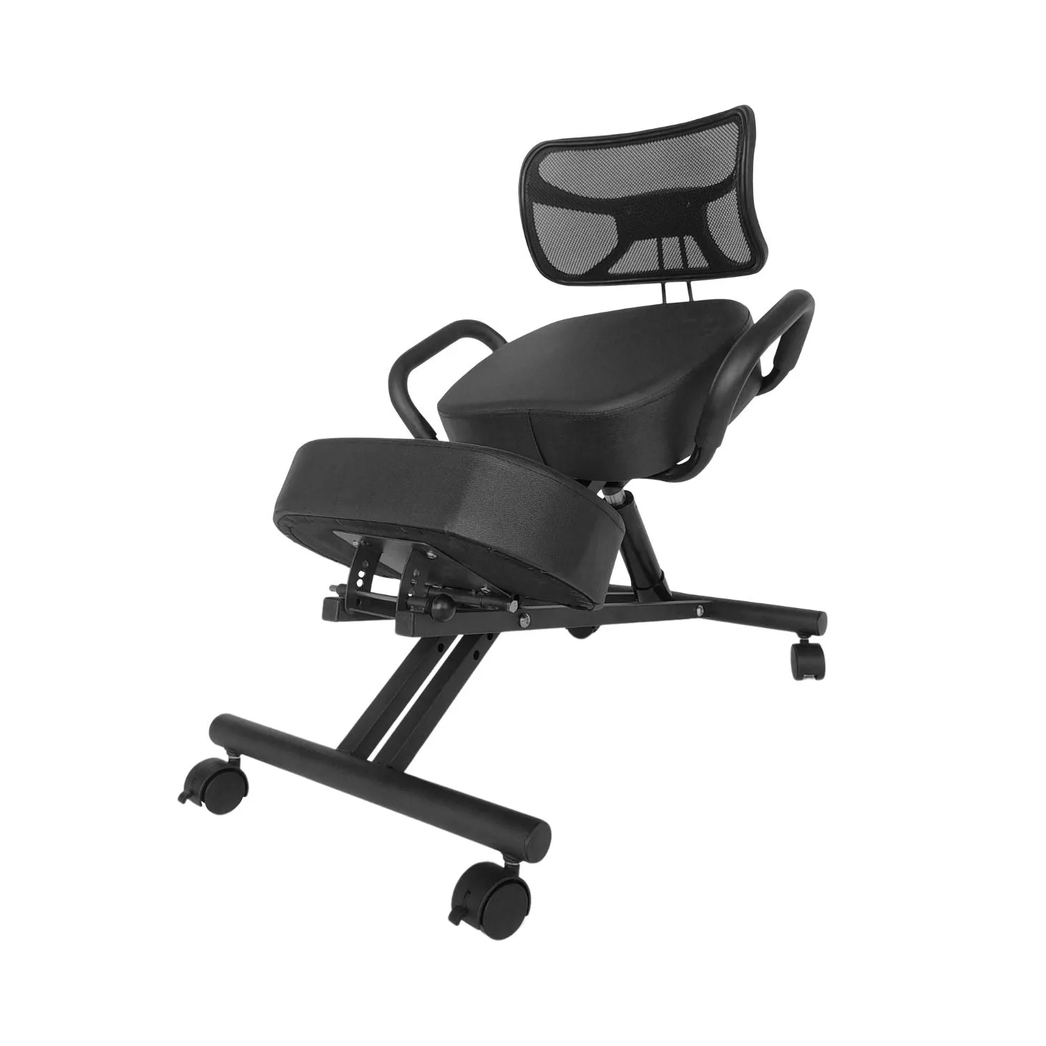 Adjustable Ergonomic Kneeling Chair with Brake Wheels - EKKIO