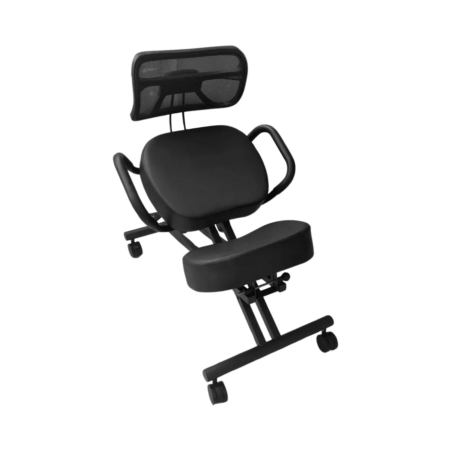 Adjustable Ergonomic Kneeling Chair with Brake Wheels - EKKIO