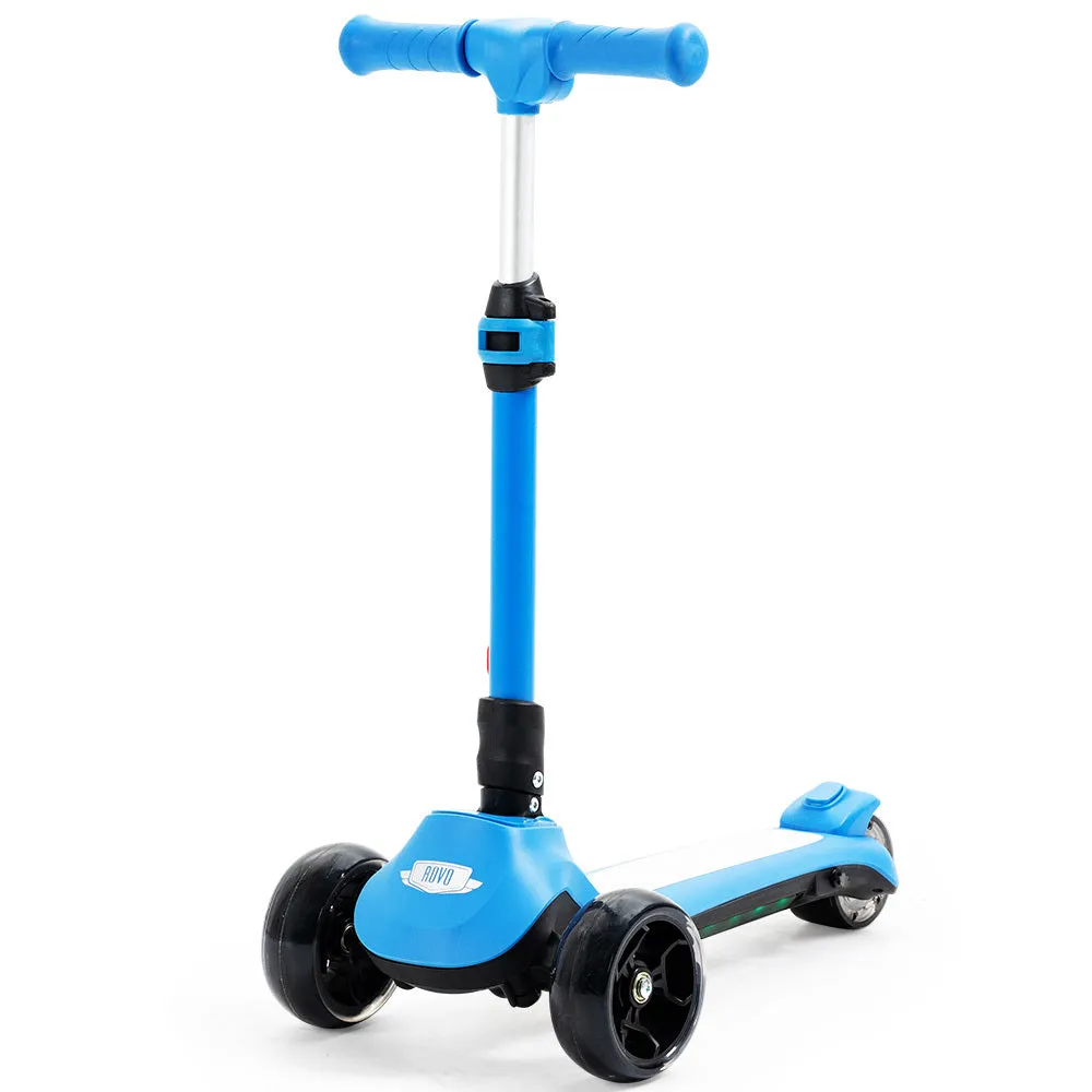 Adjustable Height 3-Wheel Electric Scooter, Ages 3-8 – Rovo Kids