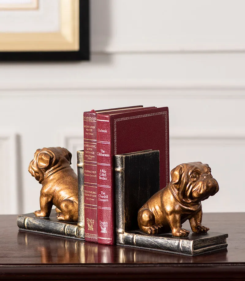 Adorable Dog Bookend Set