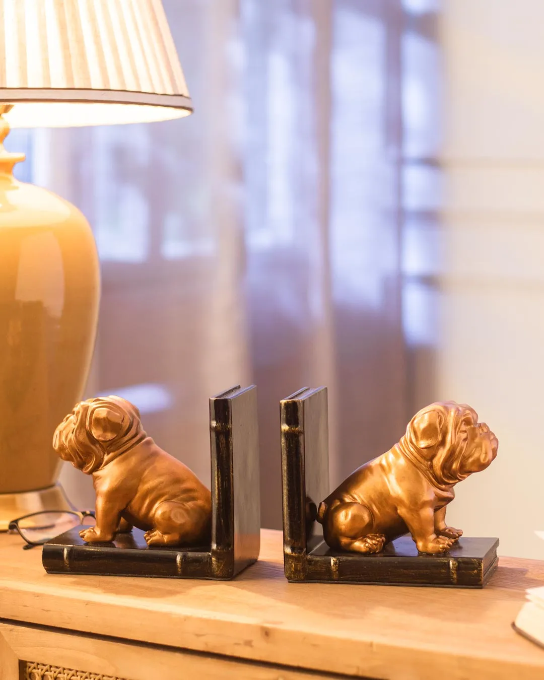 Adorable Dog Bookend Set