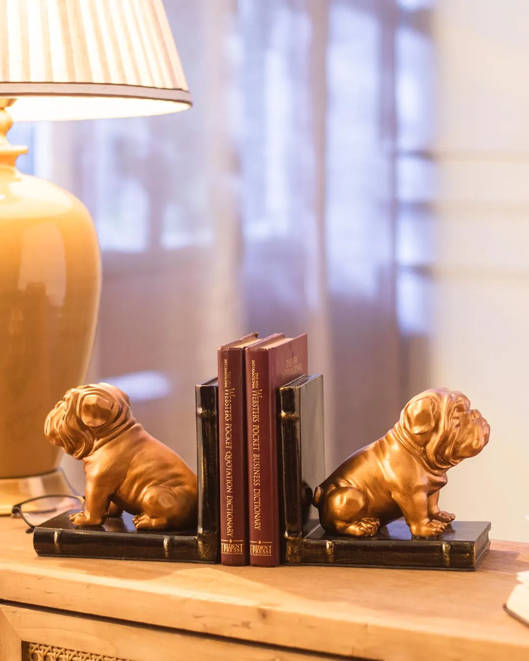 Adorable Dog Bookend Set