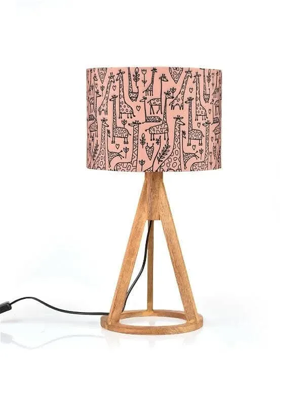 Animal Farm Trio Wooden Lamp