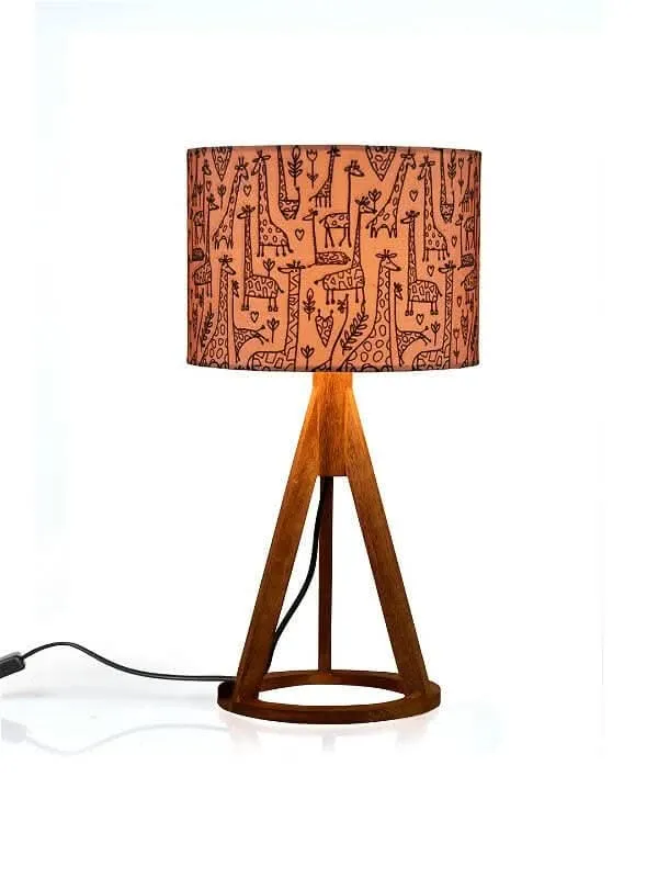 Animal Farm Trio Wooden Lamp