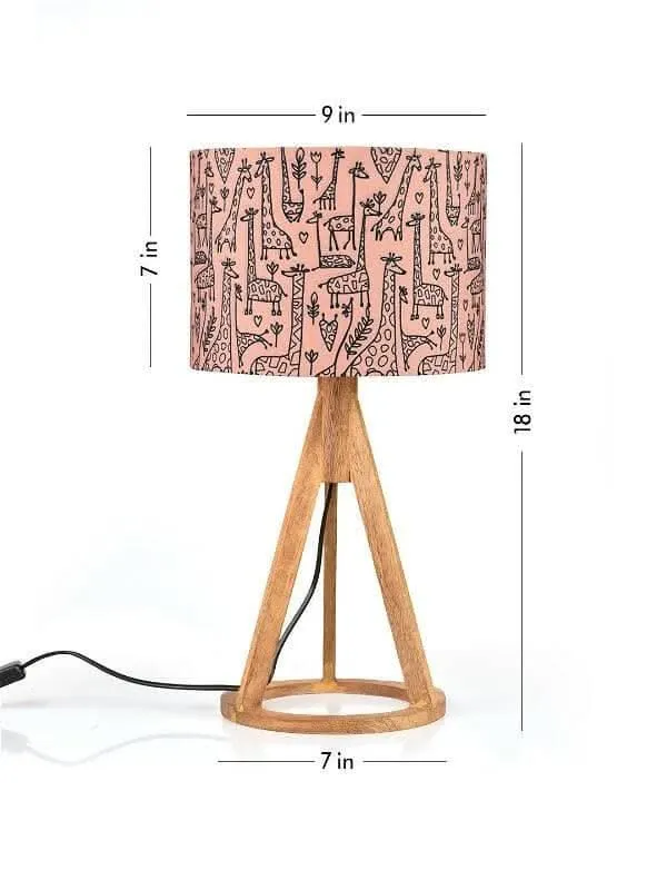 Animal Farm Trio Wooden Lamp