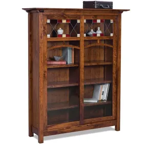 Artesa Sliding Amish Double Door Bookcase