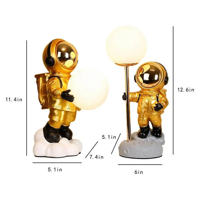 Astronaut Moon Lamp