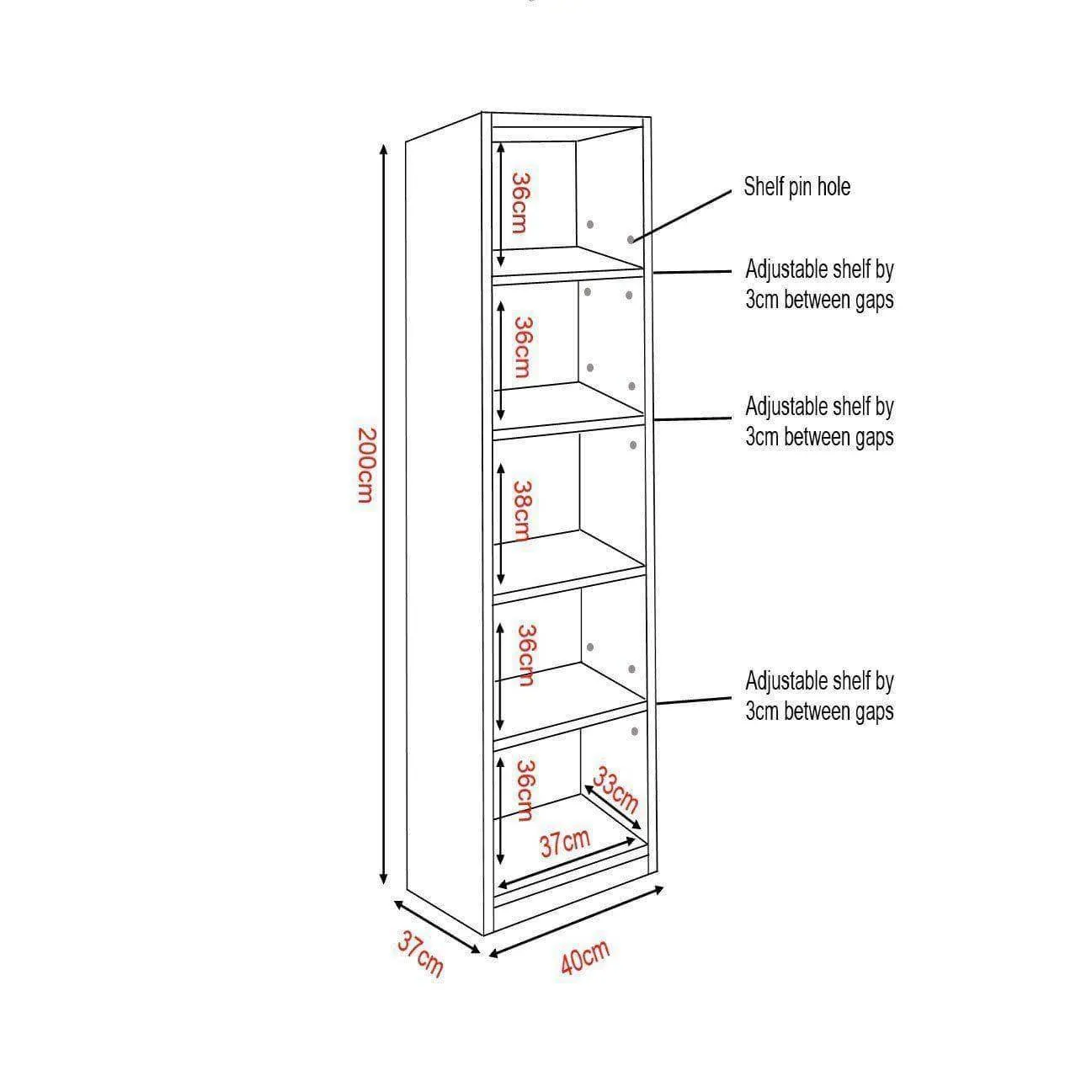 Austina Bookshelf