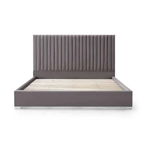 Bedzy Luxe Hillsdale Queen Bed Frame Grey