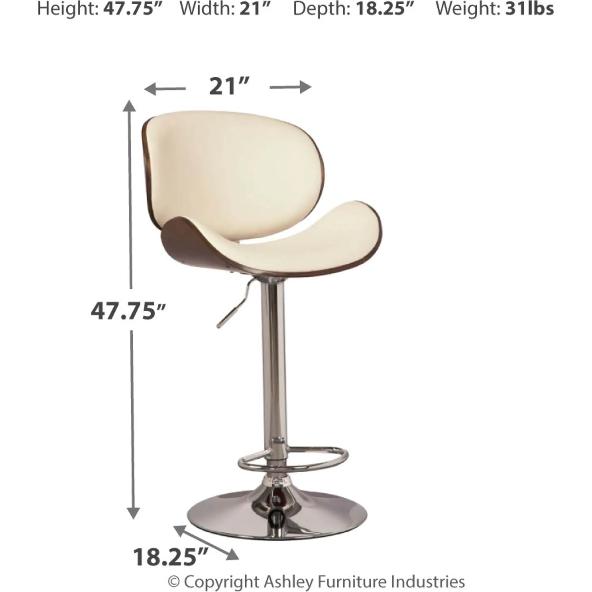 Bellatier Adjustable Height Stool