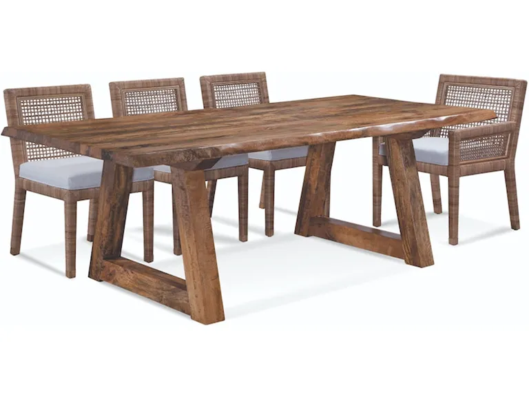 BELLEPORT 82'' LIVE EDGE DINING TABLE ONLY