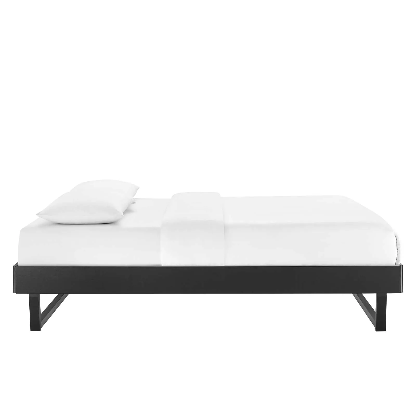 Billie Queen Wood Platform Bed Frame Black MOD-6214-BLK