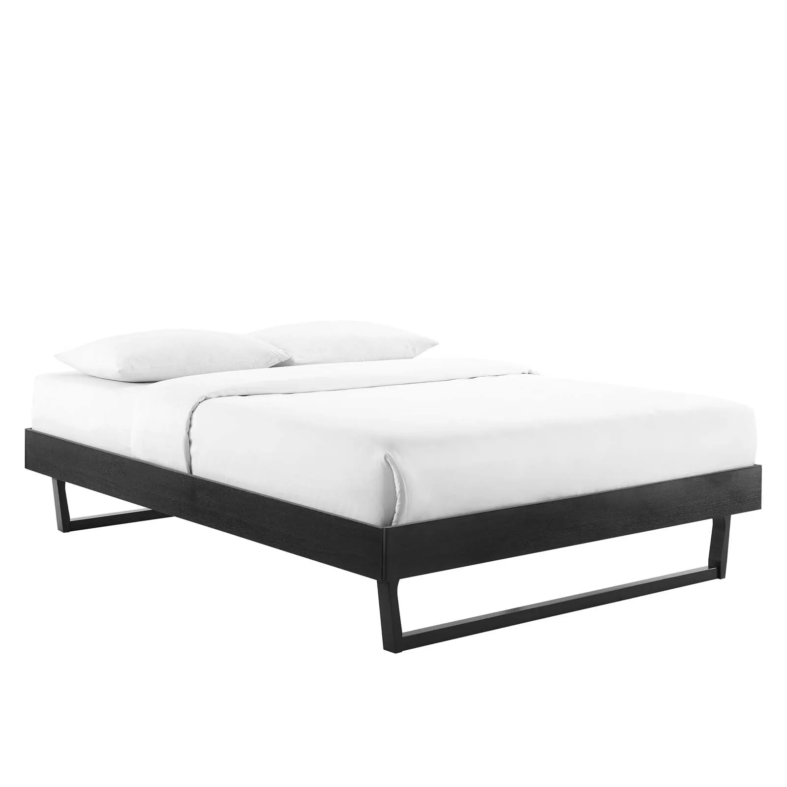 Billie Queen Wood Platform Bed Frame Black MOD-6214-BLK