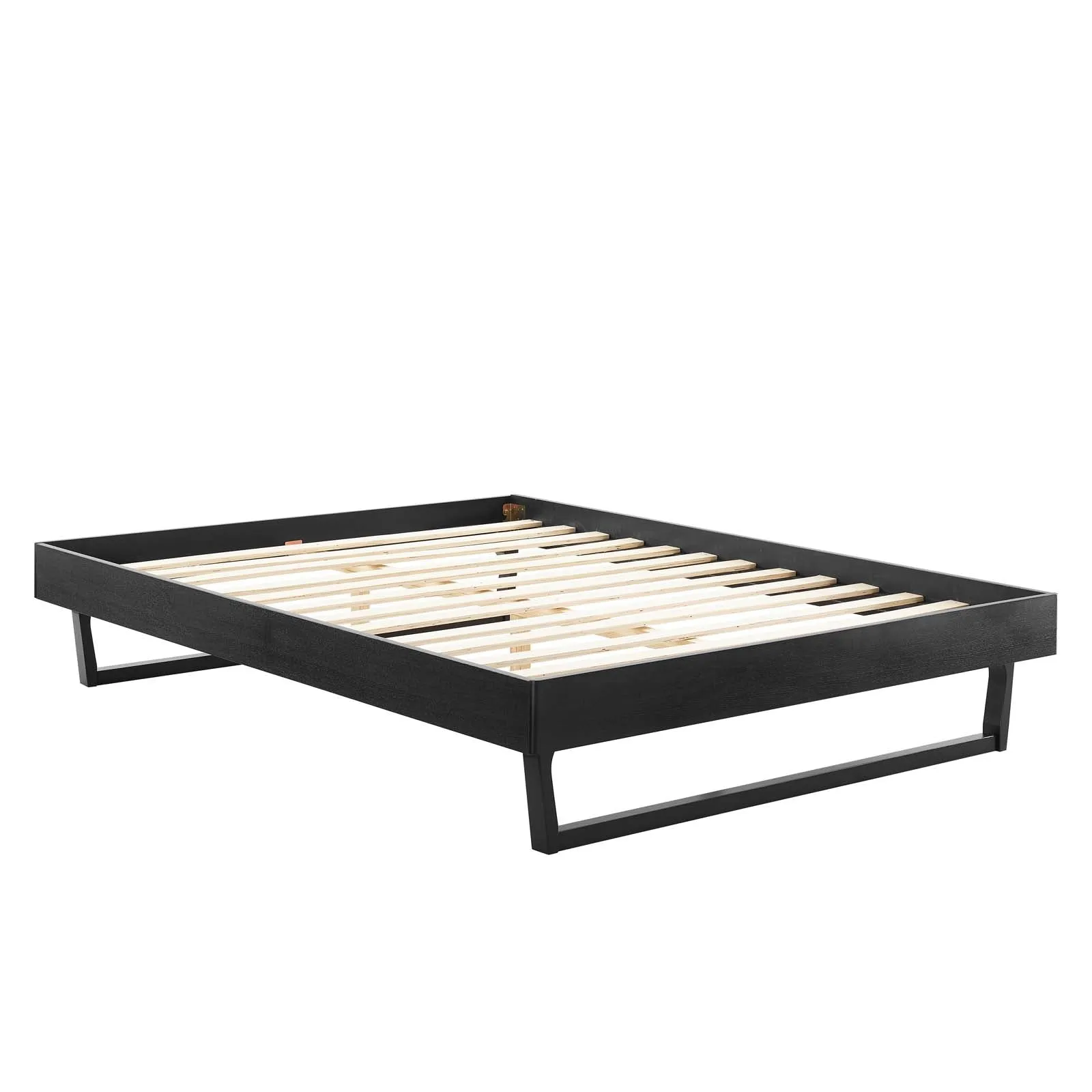 Billie Queen Wood Platform Bed Frame Black MOD-6214-BLK