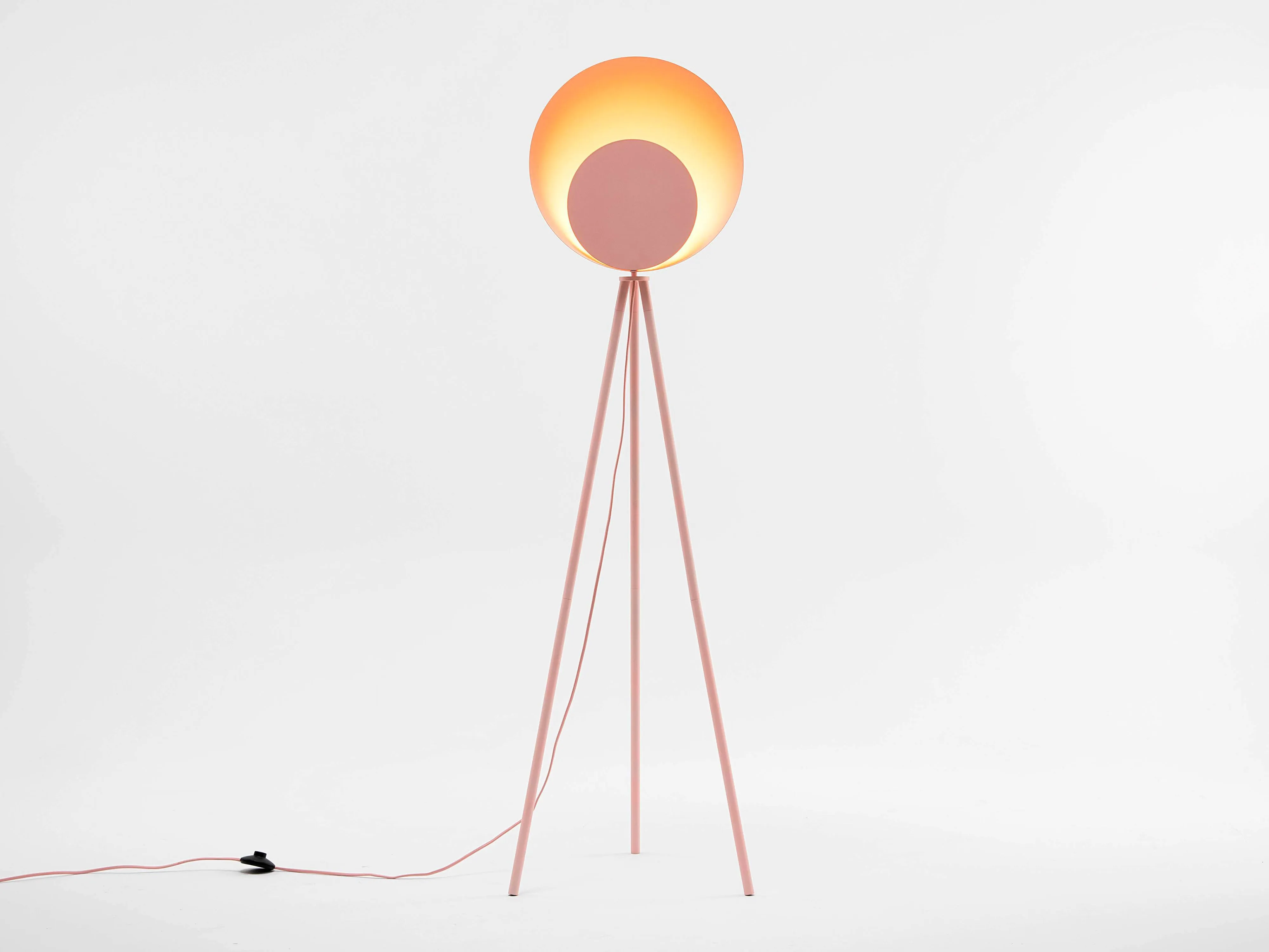 Blossom pink diffuser floor lamp