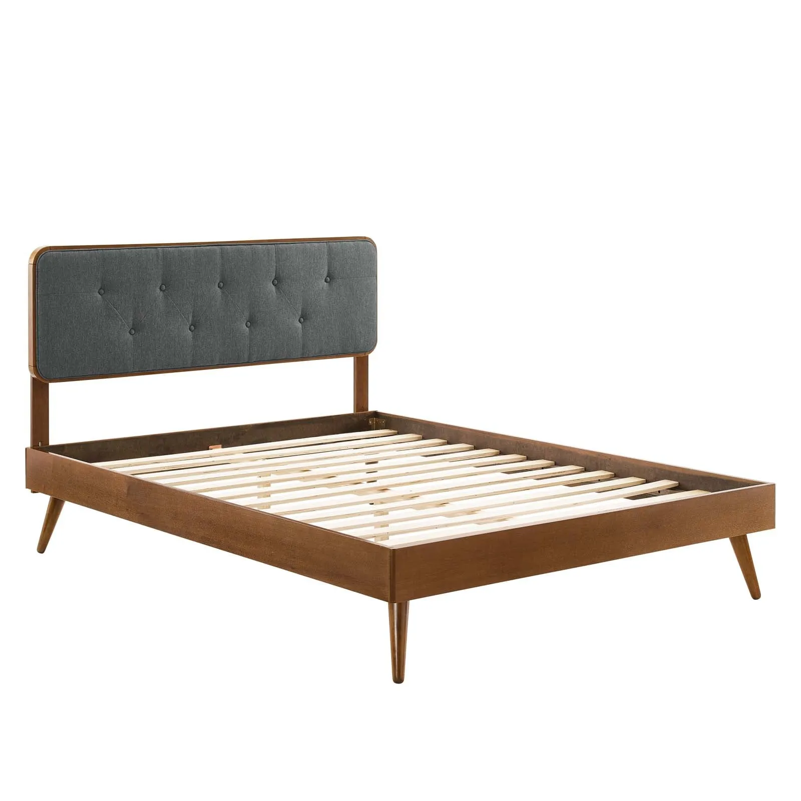 Bridgette Wood Platform Bed With Splayed Legs by Modway