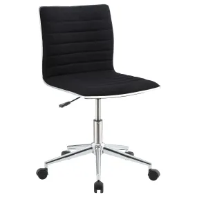 Chryses Adjustable Height Office Chair Black and Chrome