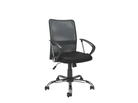 Dark Grey Fabric Office Chair