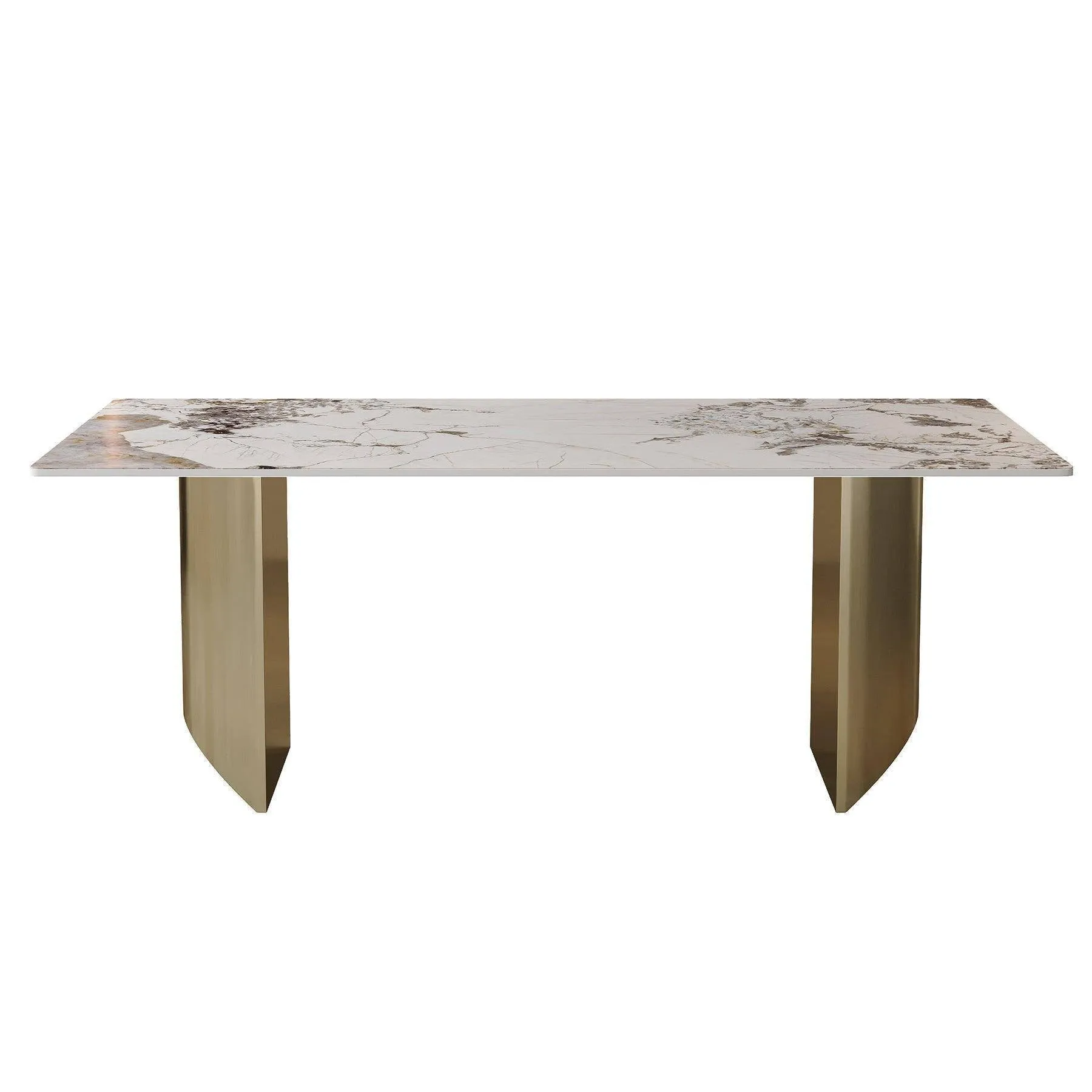 Dining Table 6-8 Seater Luxury Marble Table Work Desk-Q35