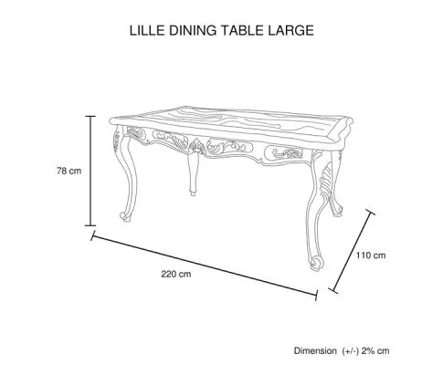 Dining Table Oak Wood Plywood Veneer White Washed Finish in large Size