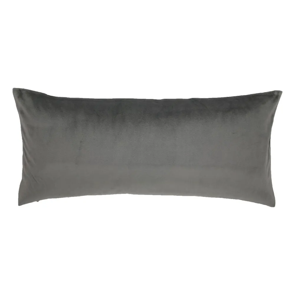 Duchess Smoke Velvet Reversible Pillows by Ann Gish