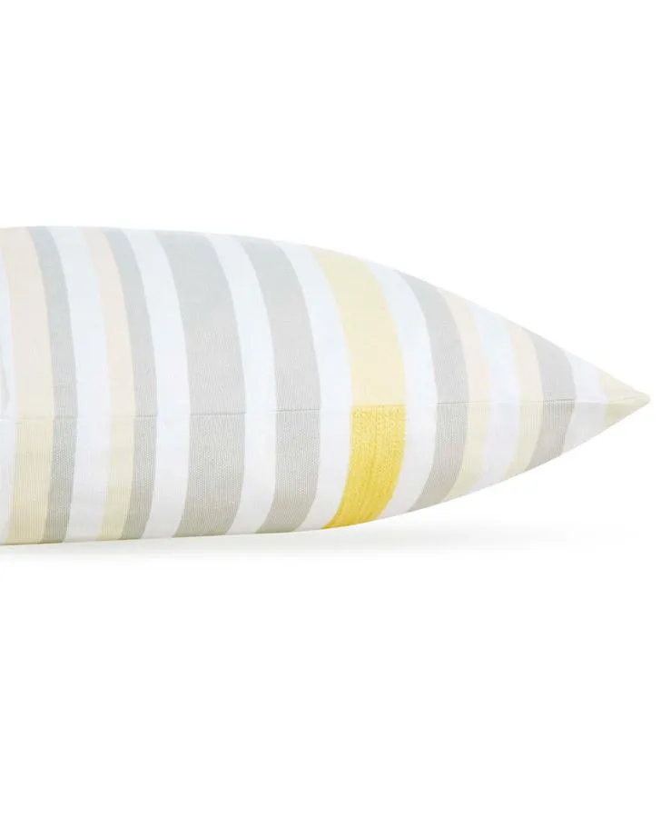 Editions Sunshine Stripe Embroidered Cushion