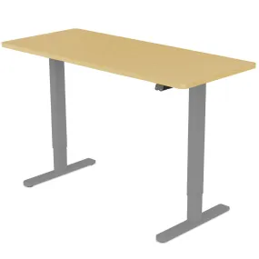 Electric Height Adjustable Sit-Stand Desk, 140x60cm, 70kg Load, Fortia