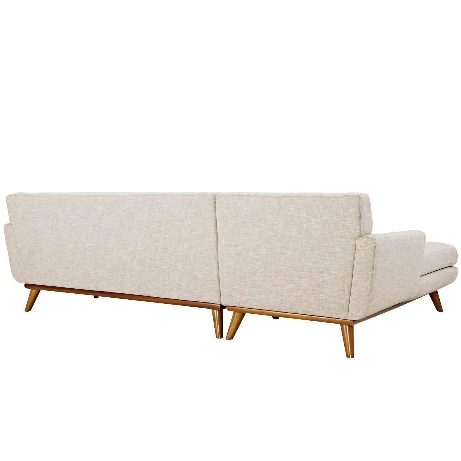 Engage Left-Facing Upholstered Fabric Sectional Sofa