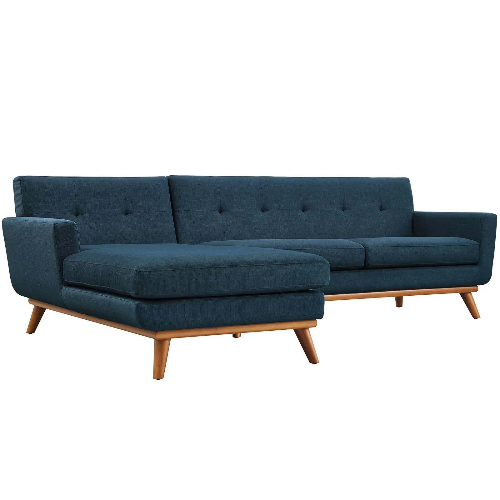 Engage Left-Facing Upholstered Fabric Sectional Sofa