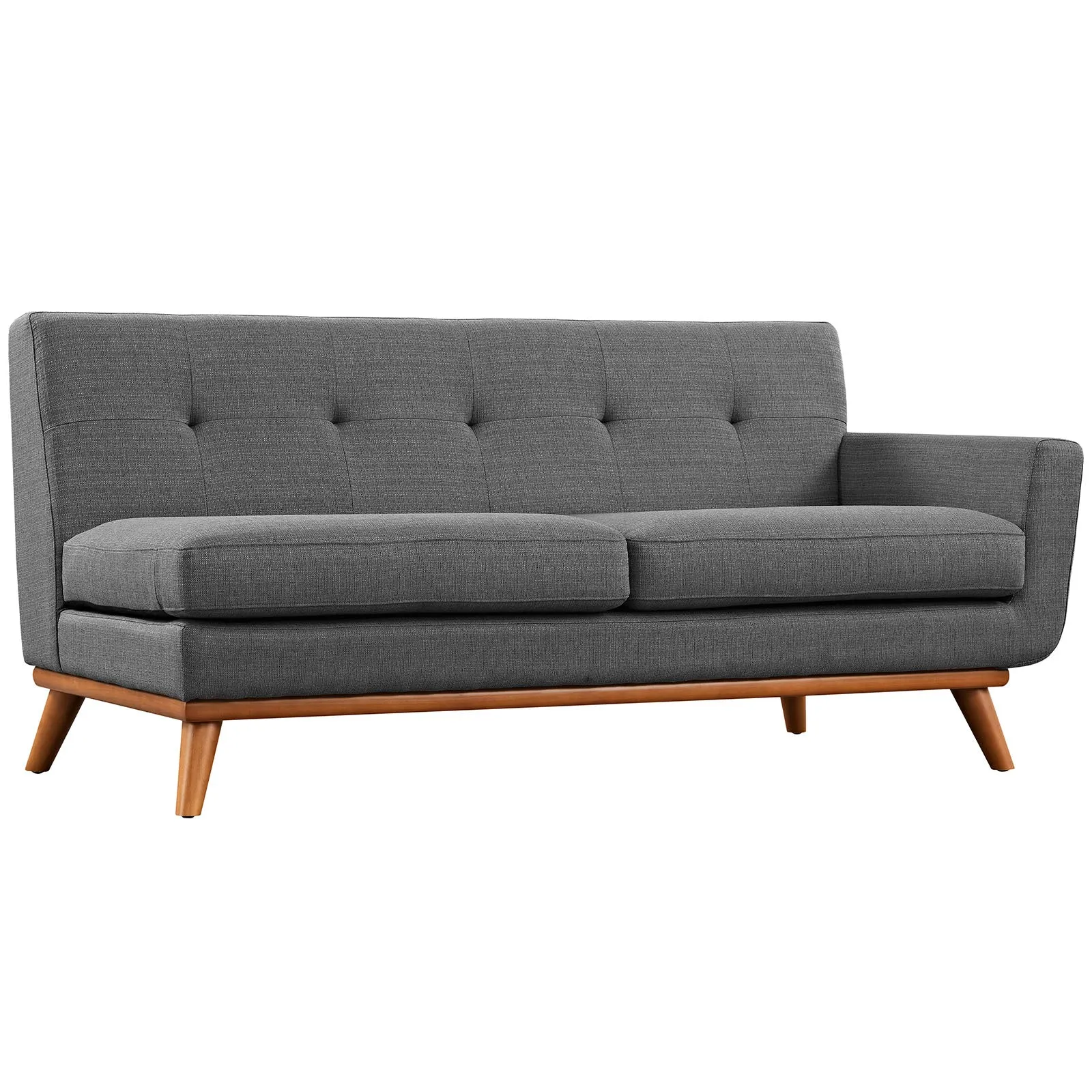 Engage Left-Facing Upholstered Fabric Sectional Sofa