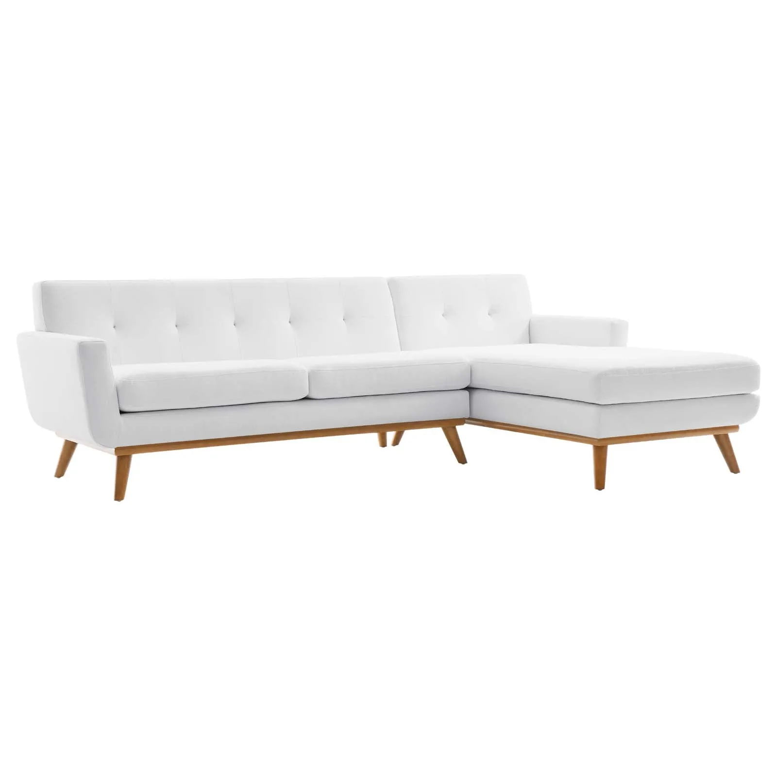 Engage Right-Facing Upholstered Fabric Sectional Sofa