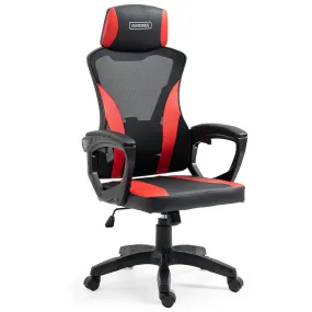 Ergonomic Mesh Gaming Chair with Lumbar Support, Recline - Overdrive