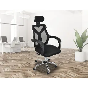 Ergonomic Mesh Office Chair with Lumbar Support, Black