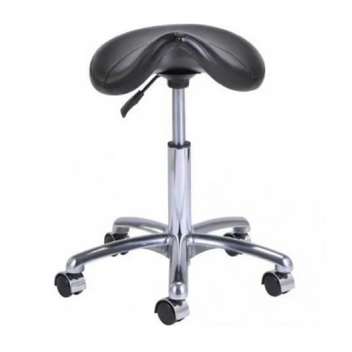 Ergonomic Pneumatic Height Adjustment Pony Saddle Shape Stool