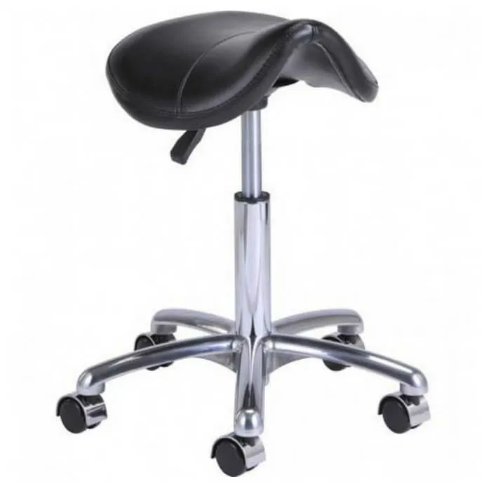 Ergonomic Pneumatic Height Adjustment Pony Saddle Shape Stool